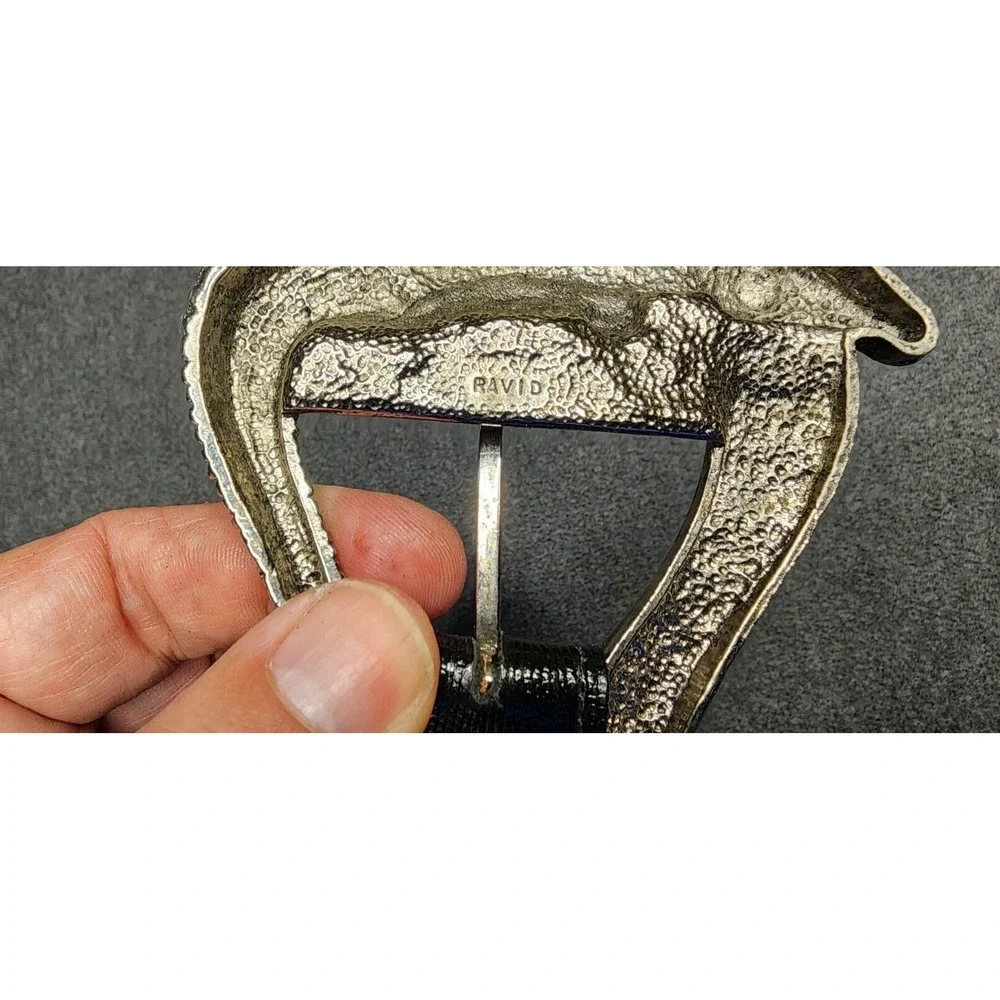 Vintage Ravid‎ Artistic Leather Crocodile Buckle and Foot Size 30 RARE!! - Picture 9 of 11